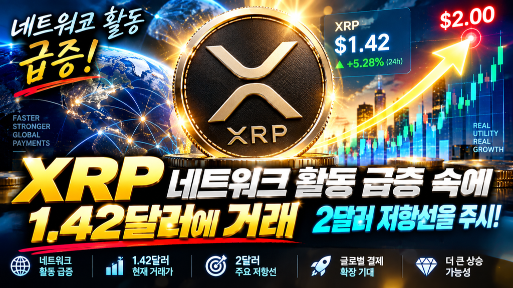 XRP가 네트워크 활동 급증